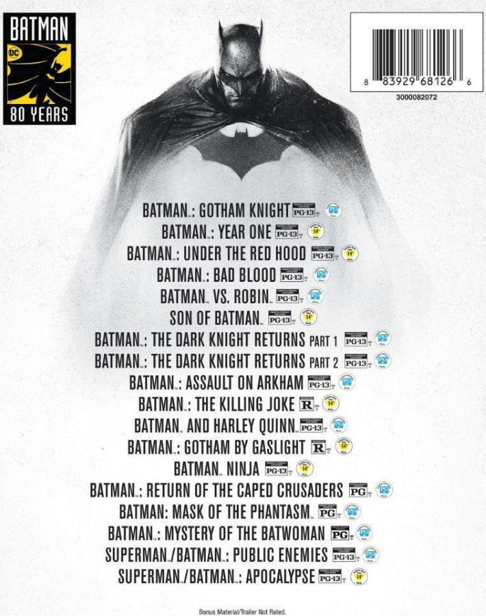 Batman 80th Anniversary 18-Film Collection Blu-ray