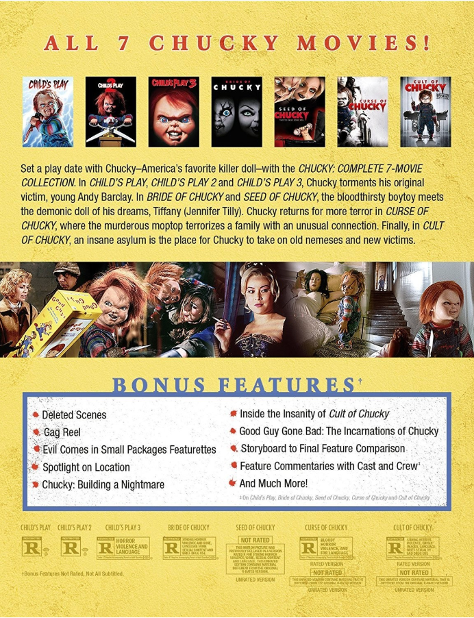 Chucky Complete 7-Movie Collection