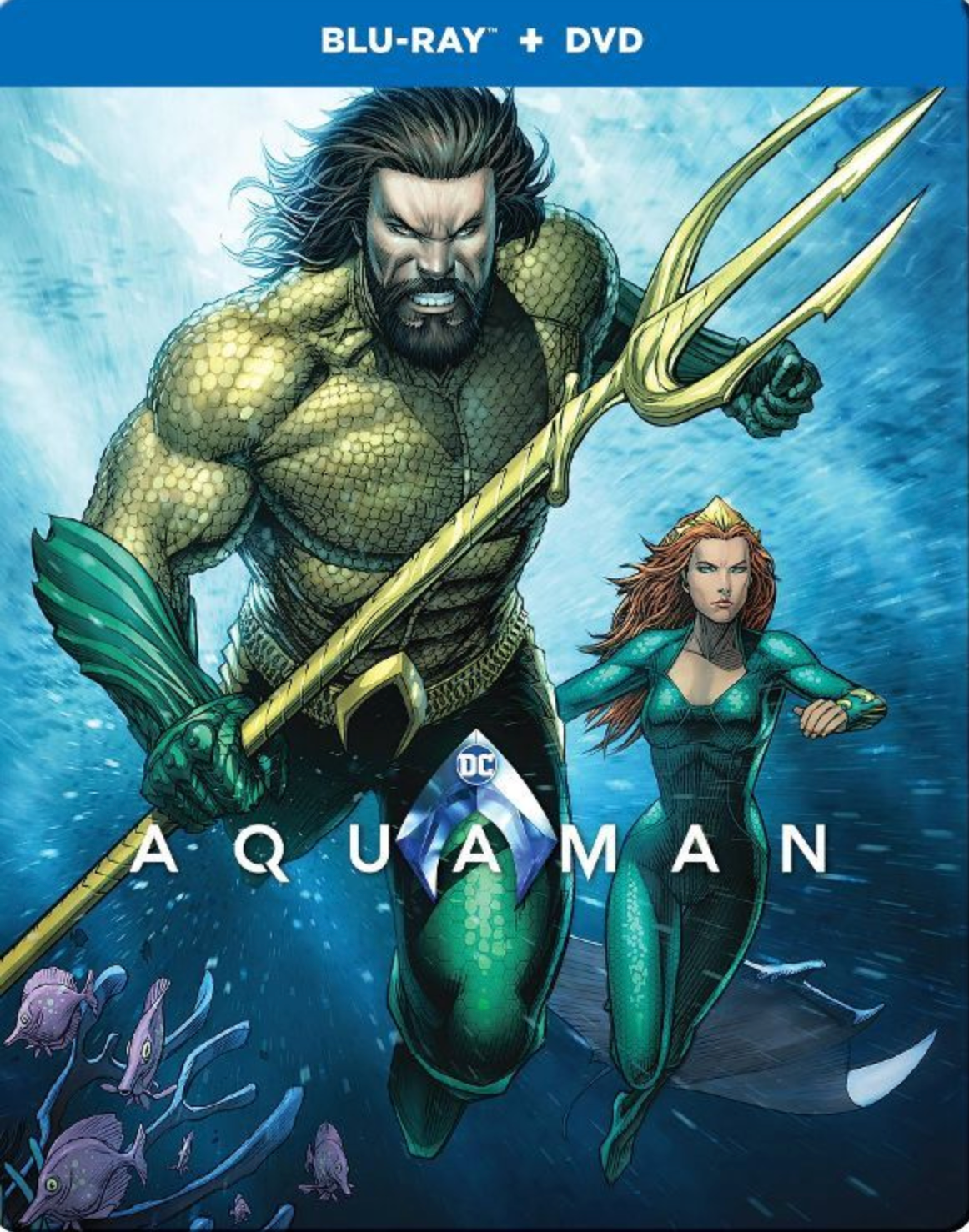 Aquaman Steelbook (Blu-ray + DVD)