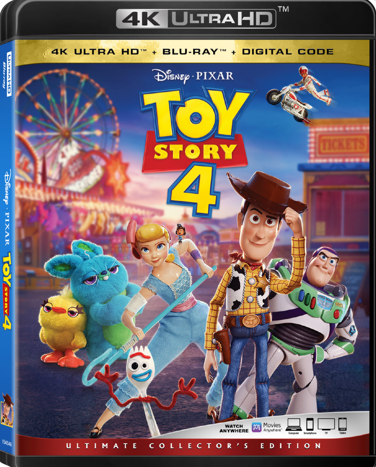 Toy Story 4 (4K Ultra HD + Blu-ray + Digital Code)