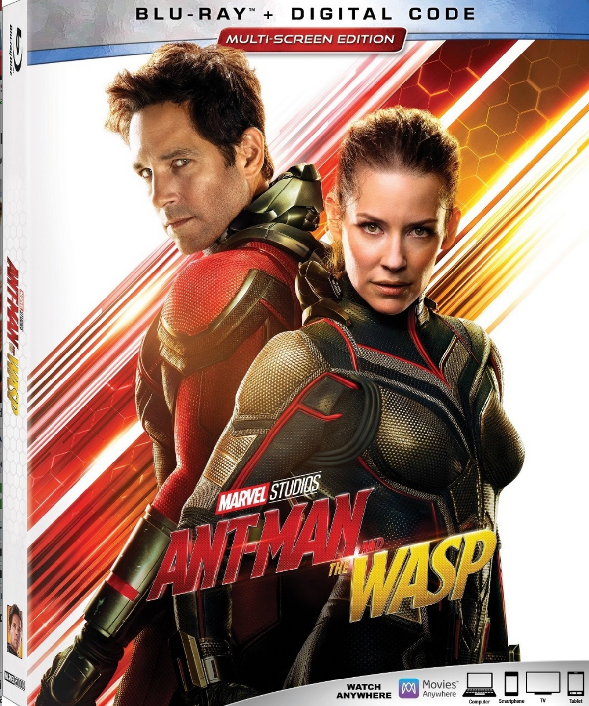 Ant-man And The Wasp Blu-ray + Digital Code Multi-screen Ant Man y la Abispa