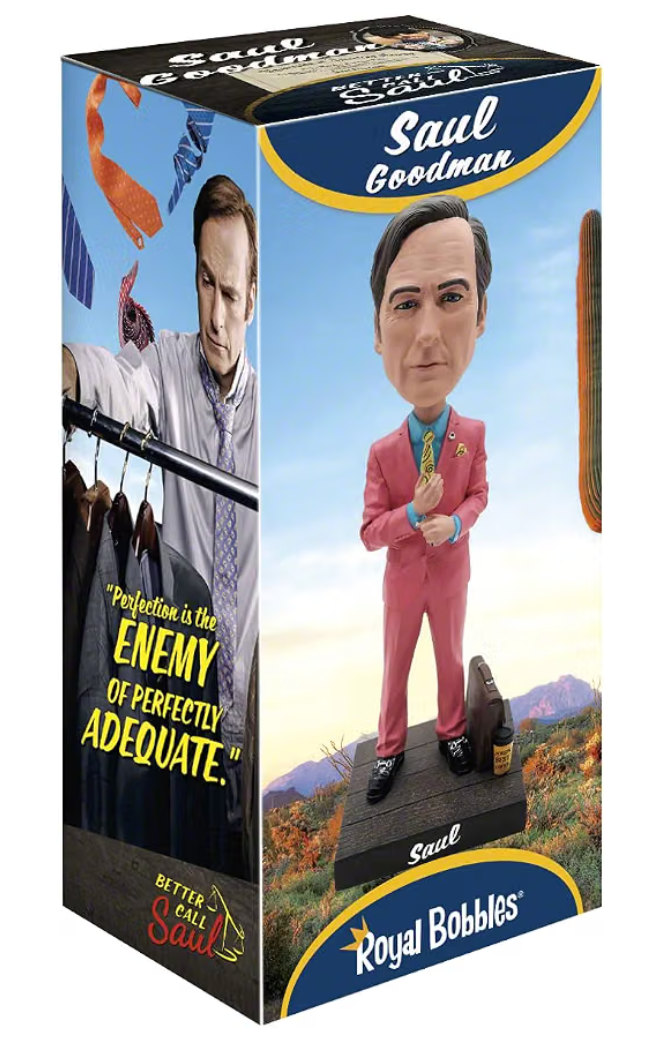 Saul Goodman Bobblehead – Better Call Saul | Figura Oficial Royal Bobbles