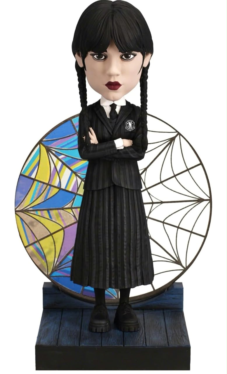 Wednesday Addams Bobblescape – Serie Wednesday (Netflix) | Figura de Colección Royal Bobbles